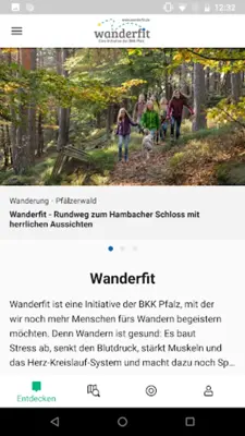 Wanderfit in der Pfalz android App screenshot 2